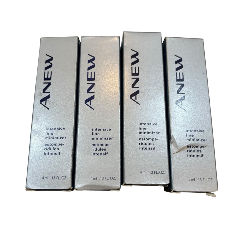 Lot of 4 Brand‎ new in Box Avon Anew Intensive Line Minimizer .13 Oz each
